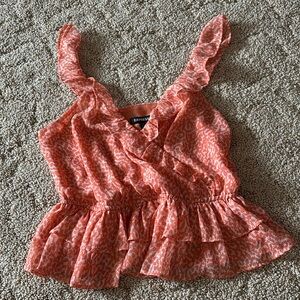 Express Ruffle Tank Top